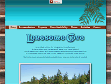 Tablet Screenshot of lonesomecove.com